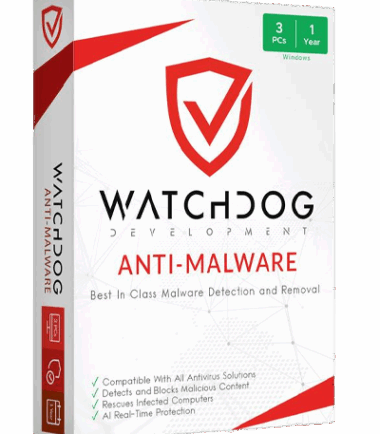 Watchdog Anti-Malware 3 zařízení, 1 rok